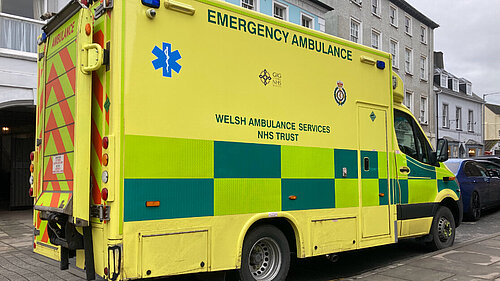 An ambulance